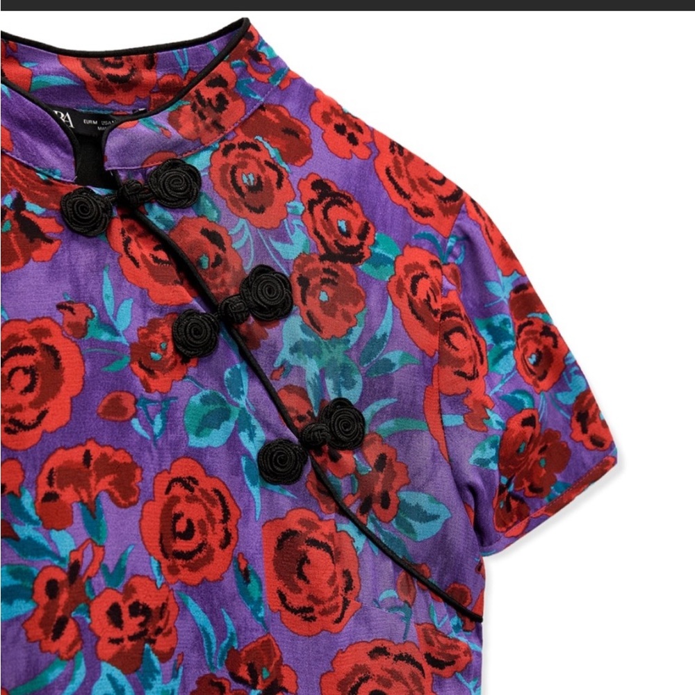 NWT Zara Frog Button Dress - Picture 6 of 11